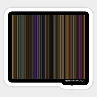 Monkey Man (2024) - Every Frame of the Movie // Dark Variant T-Shirt Sticker